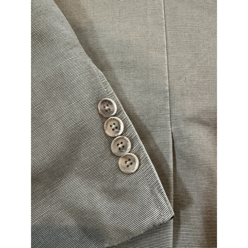 Andrew Fezza Assets 100% Cotton Blazer Sport Coat Men's 40R Light Taupe 2-Button - Picture 6 of 6